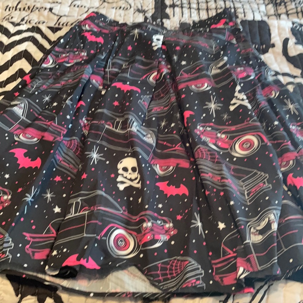 From die with your boots on in Salem large coffin swing skirt. NEVER WORN